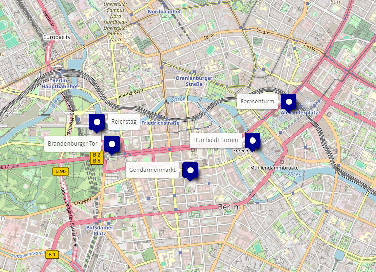 Karte mit GeoJSON-Daten