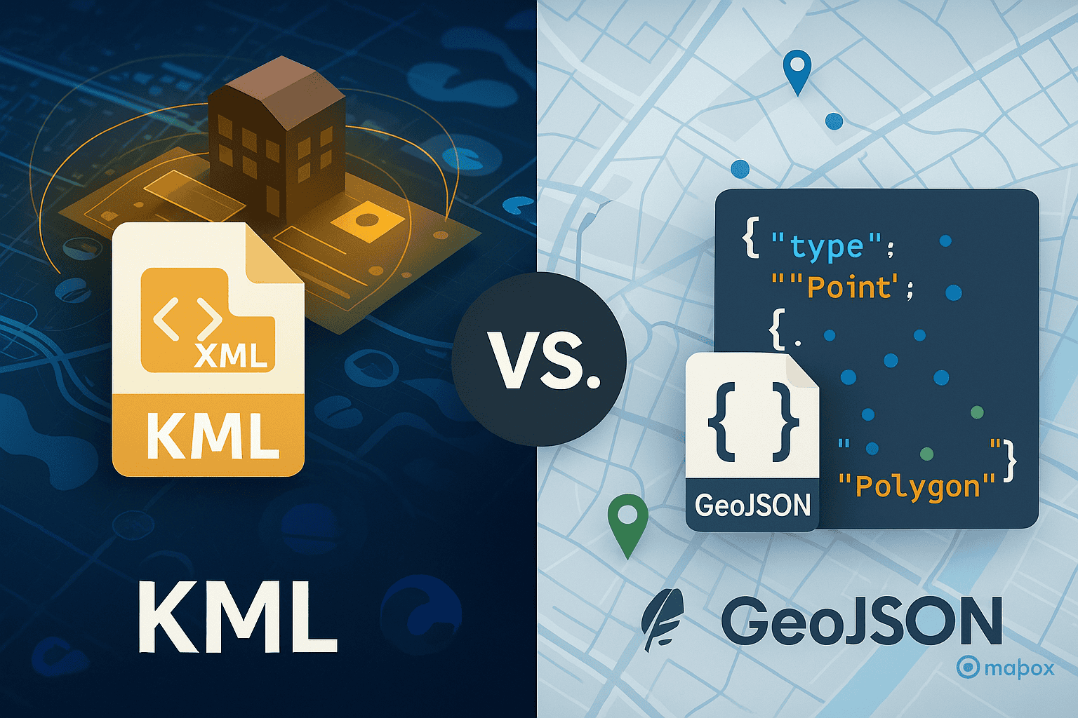 KML vs GeoJSON Vergleich